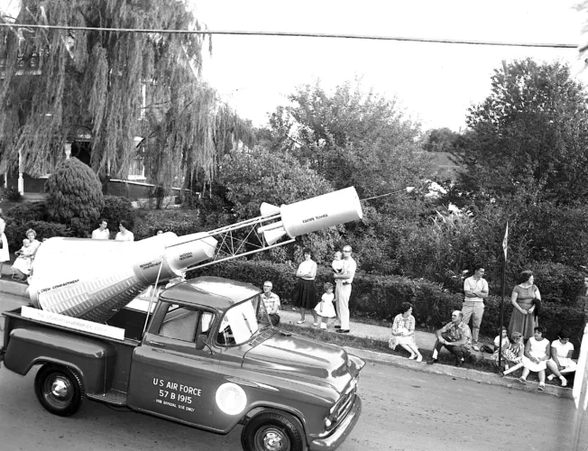 Yesteryear-Military parade